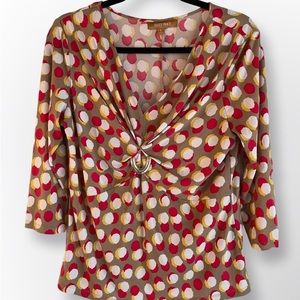 Ellen Tracy blouse, size Large, long sleeve